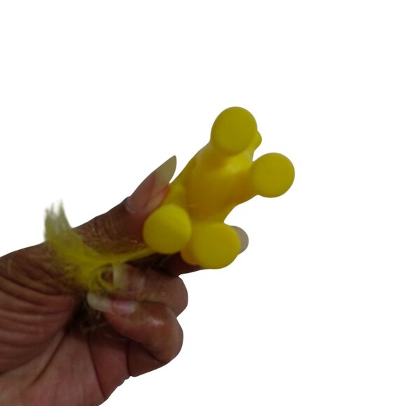 Greenbrier International Yellow Pony Figurine With Purple Hearts Plastic - Picture 8 of 10